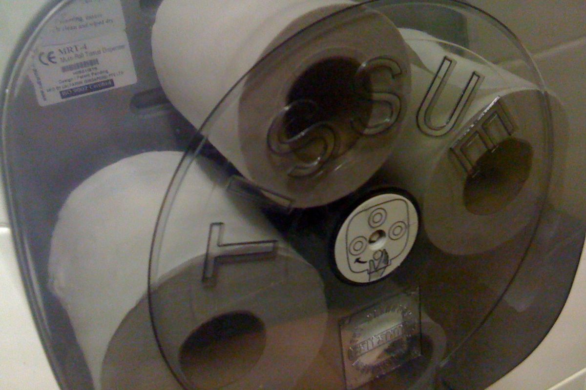Rollen toiletpapier